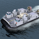 Illustration for article titled Watch These Giant Navy LCAC Hovercraft Conduct Night Ops